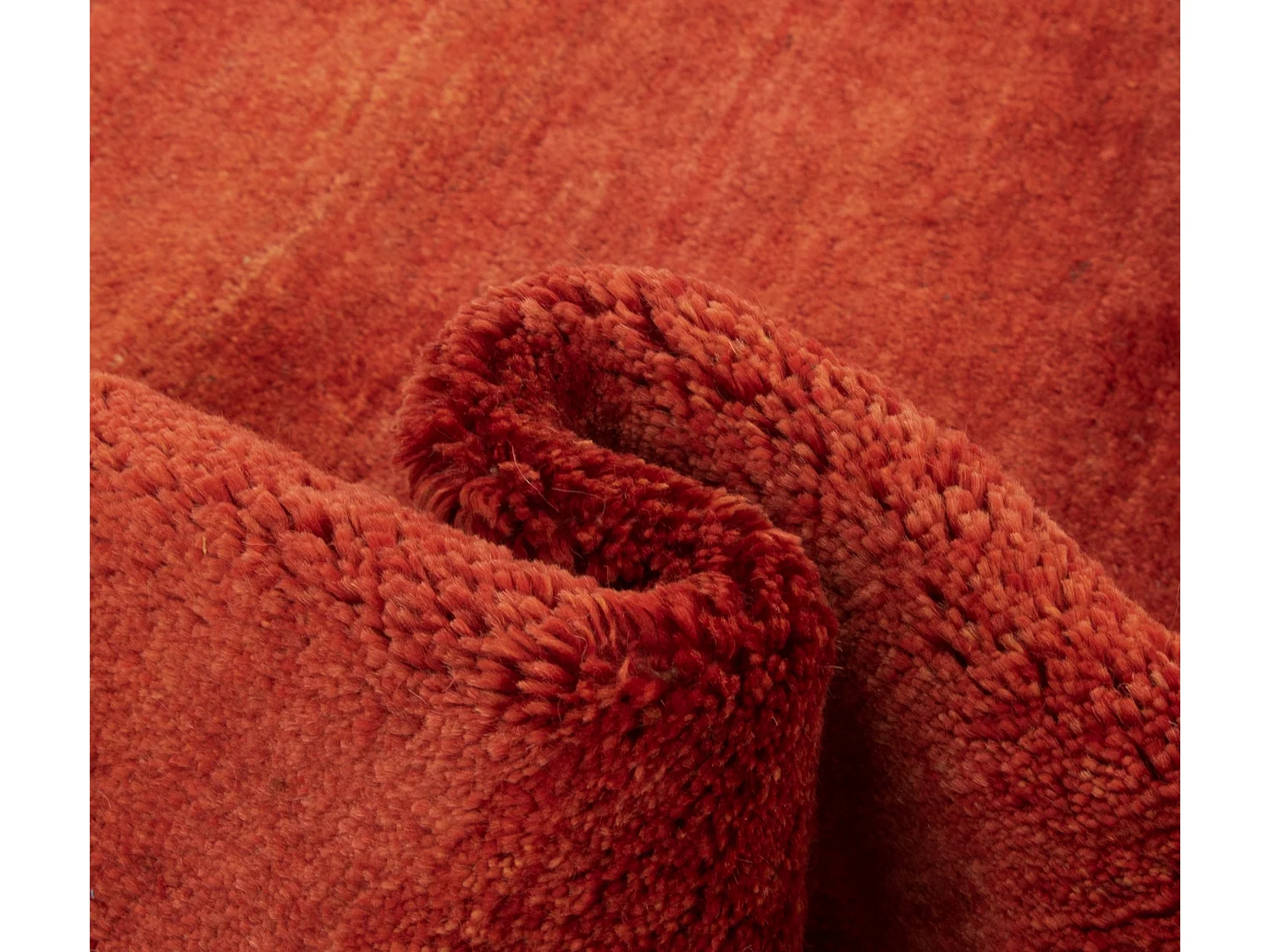 Tapis de laine 154x195 rouge Gabbeh Shouli