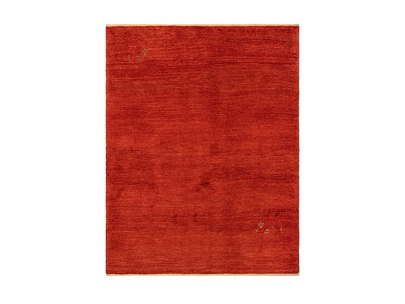 Tapis de laine 154x195 rouge Gabbeh Shouli