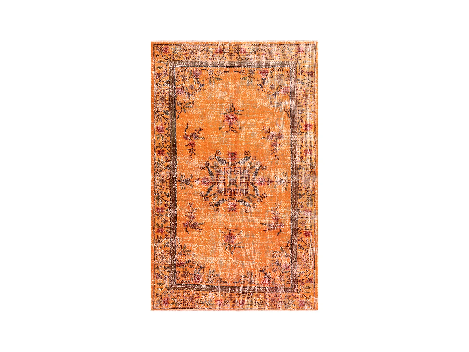 Tapis de laine 160x264 orange Ultra Vintage