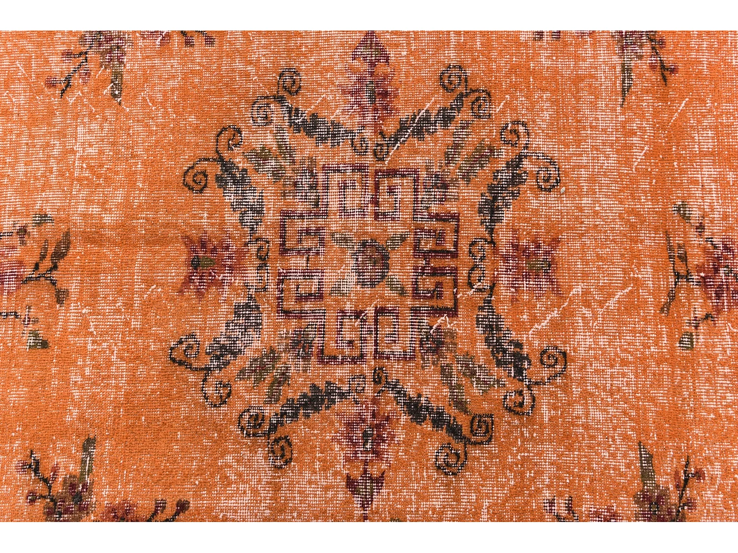 Tapis de laine 160x264 orange Ultra Vintage