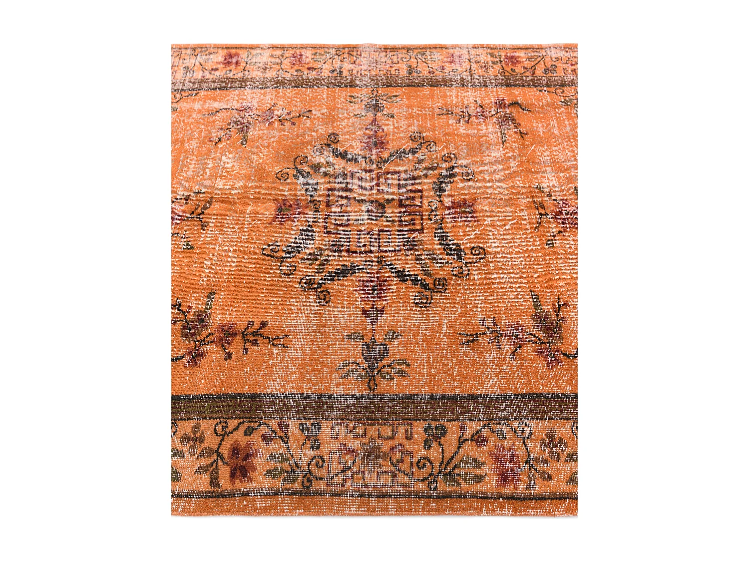 Tapis de laine 160x264 orange Ultra Vintage