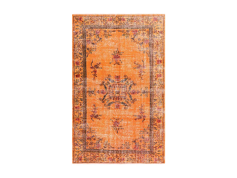 Tapis de laine 160x264 orange Ultra Vintage