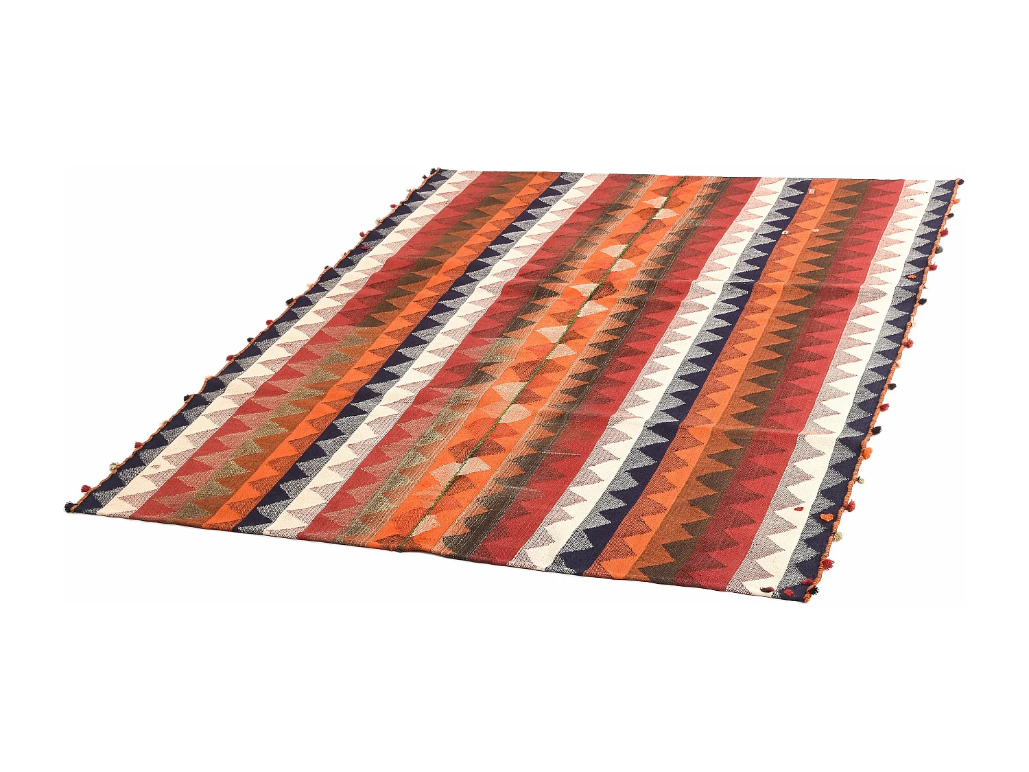 Tapis de laine 173x209 multicolore Jajim