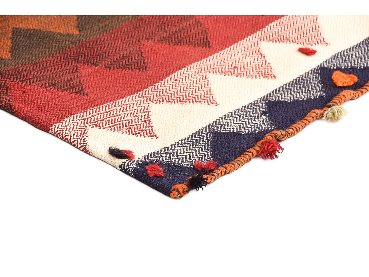 Tapis de laine 173x209 multicolore Jajim