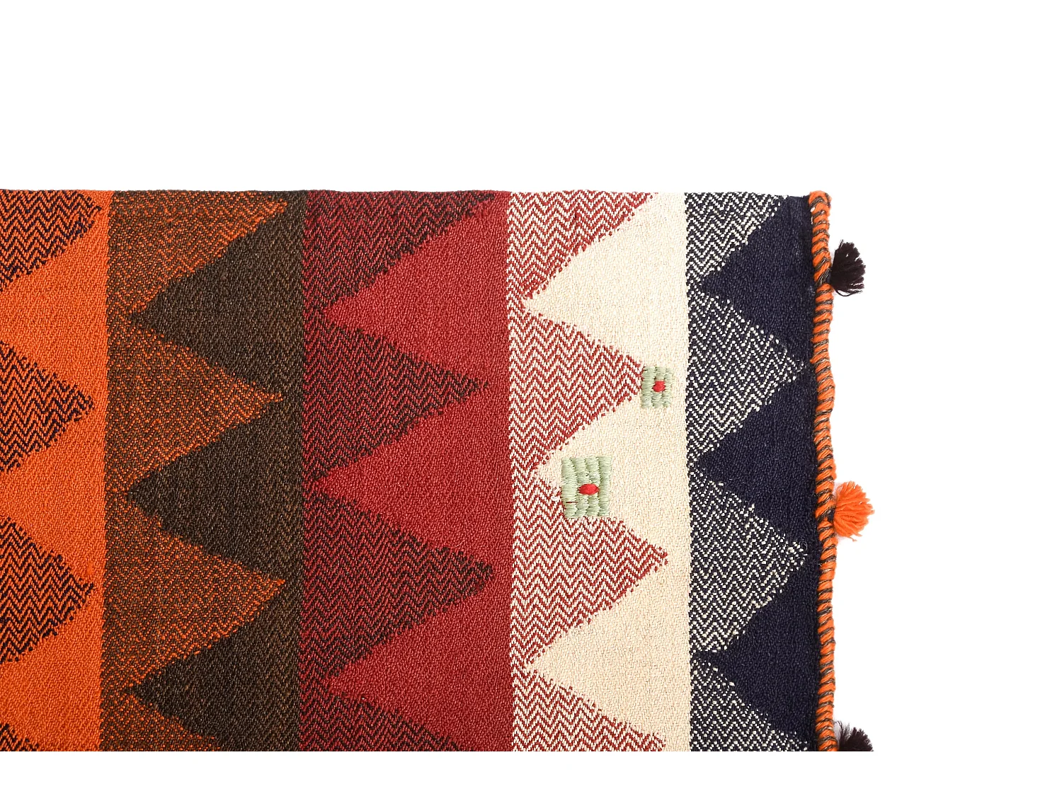 Tapis de laine 173x209 multicolore Jajim