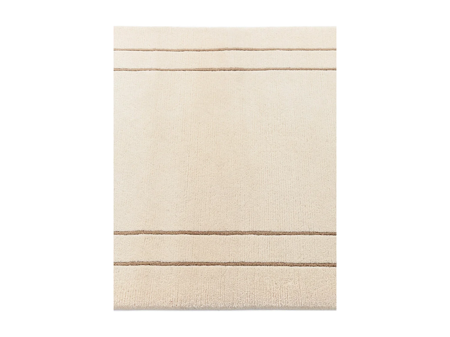 Tapis de couloir en laine 81x292 brun Darya