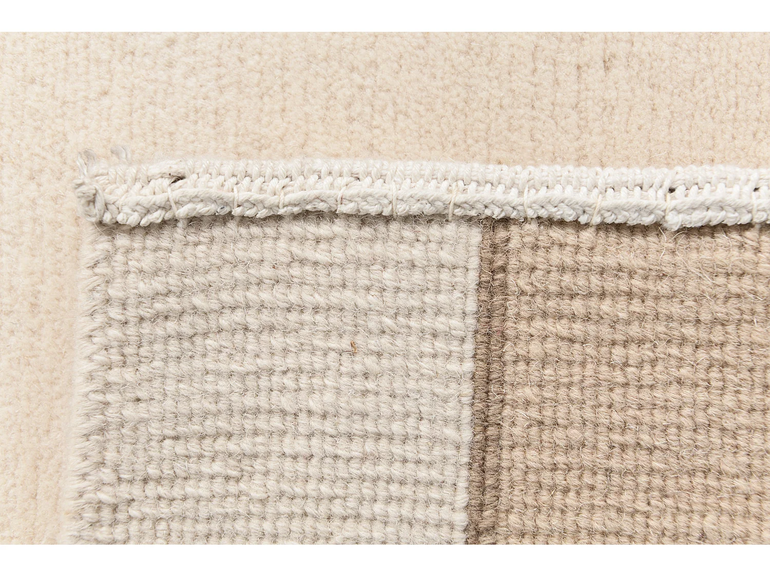 Tapis de couloir en laine 81x292 brun Darya