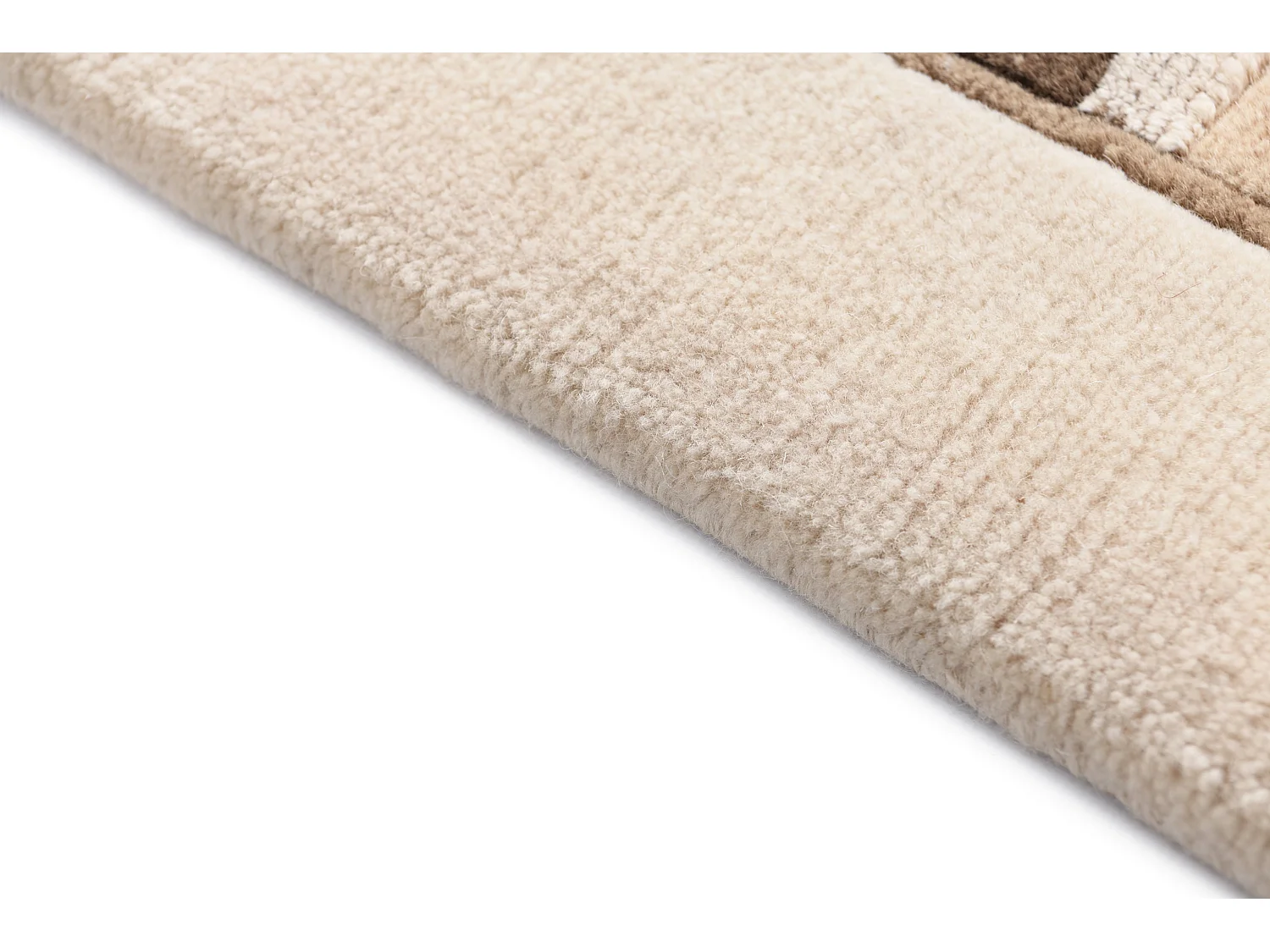 Läufer-Wollteppich 81x292 Braun Darya