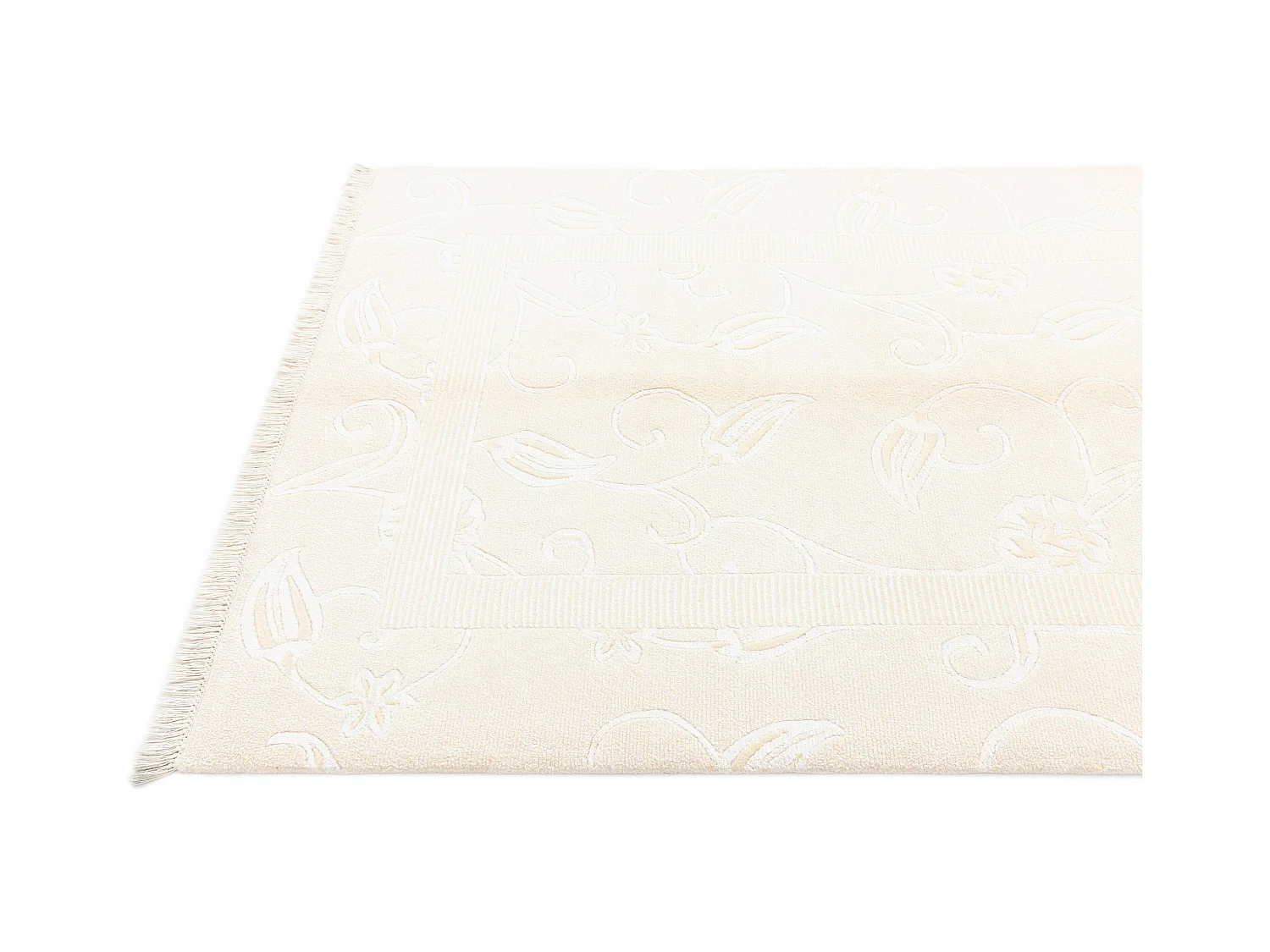 Tapis de laine 124x183 beige Darya
