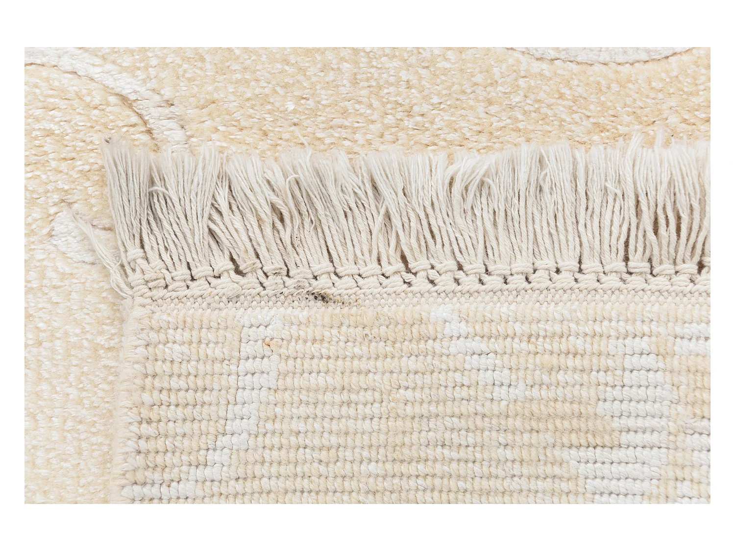 Tapis de laine 124x183 beige Darya