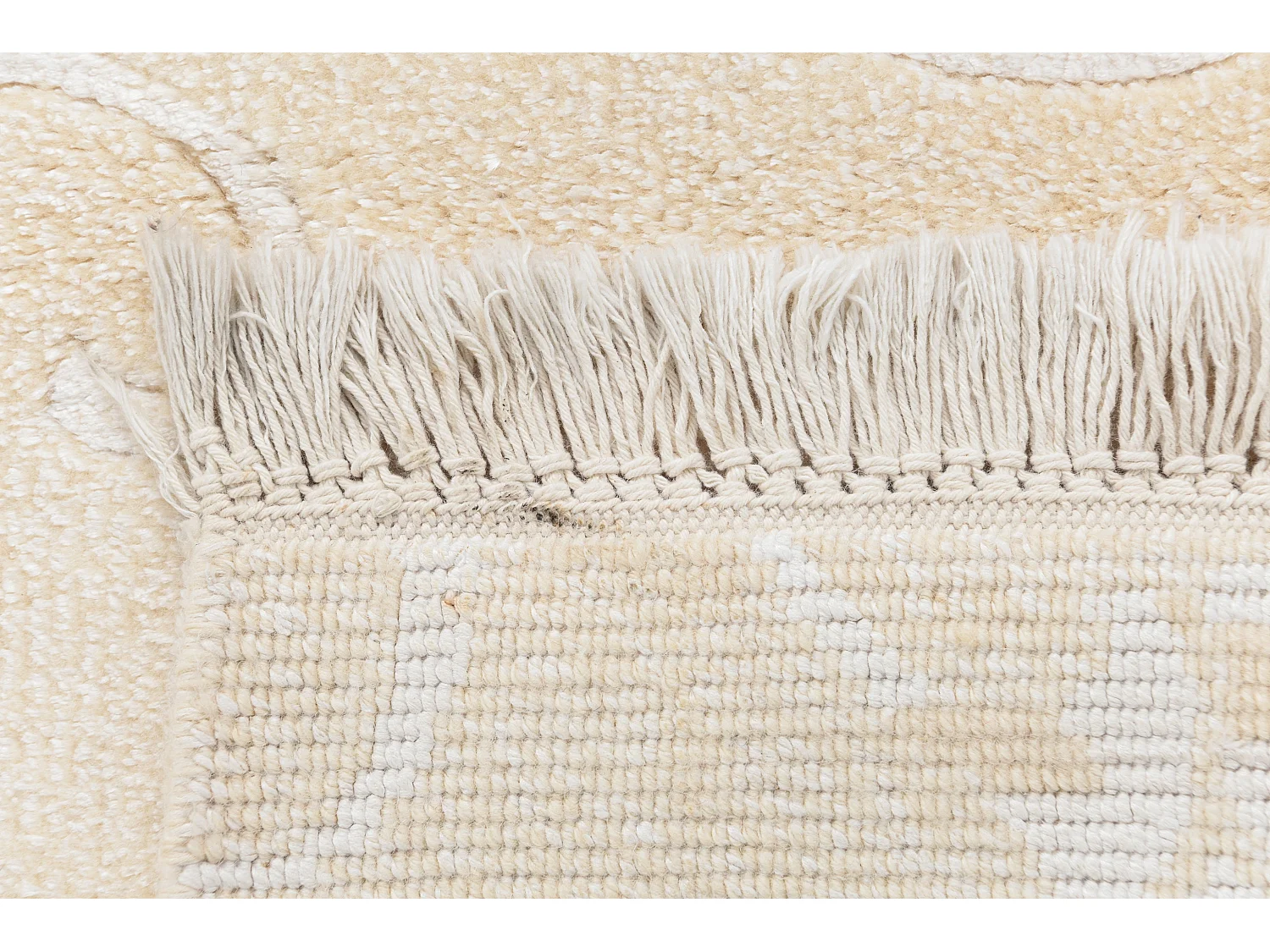 Tapis de laine 124x183 beige Darya