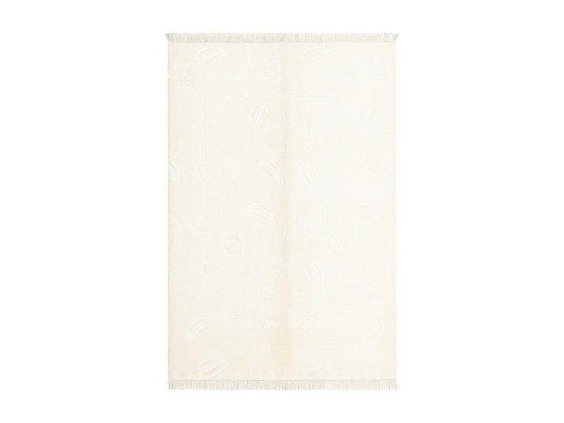 Tapis de laine 124x183 beige Darya