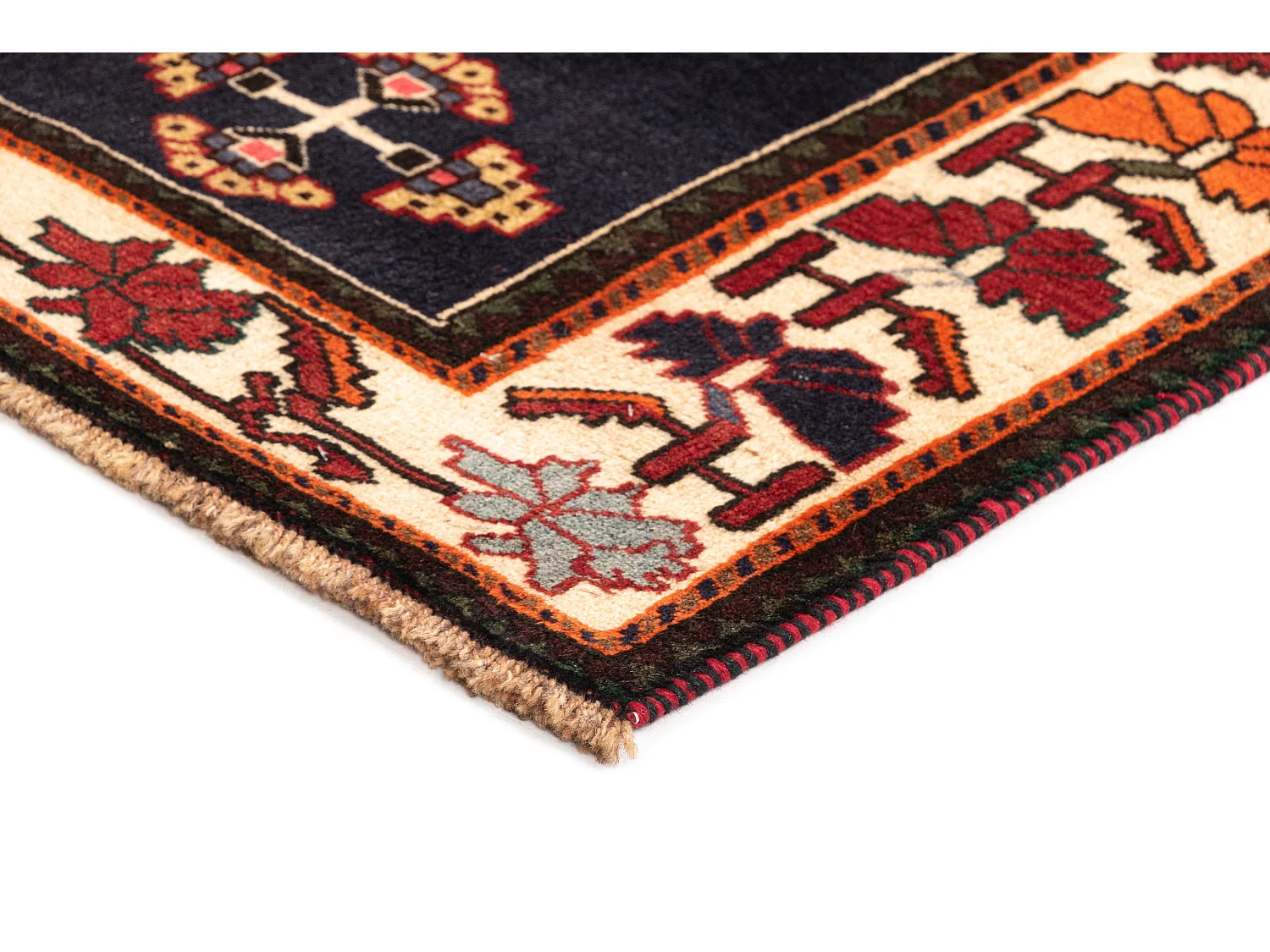 Tapis de laine 116x152 rouge Ghashghai