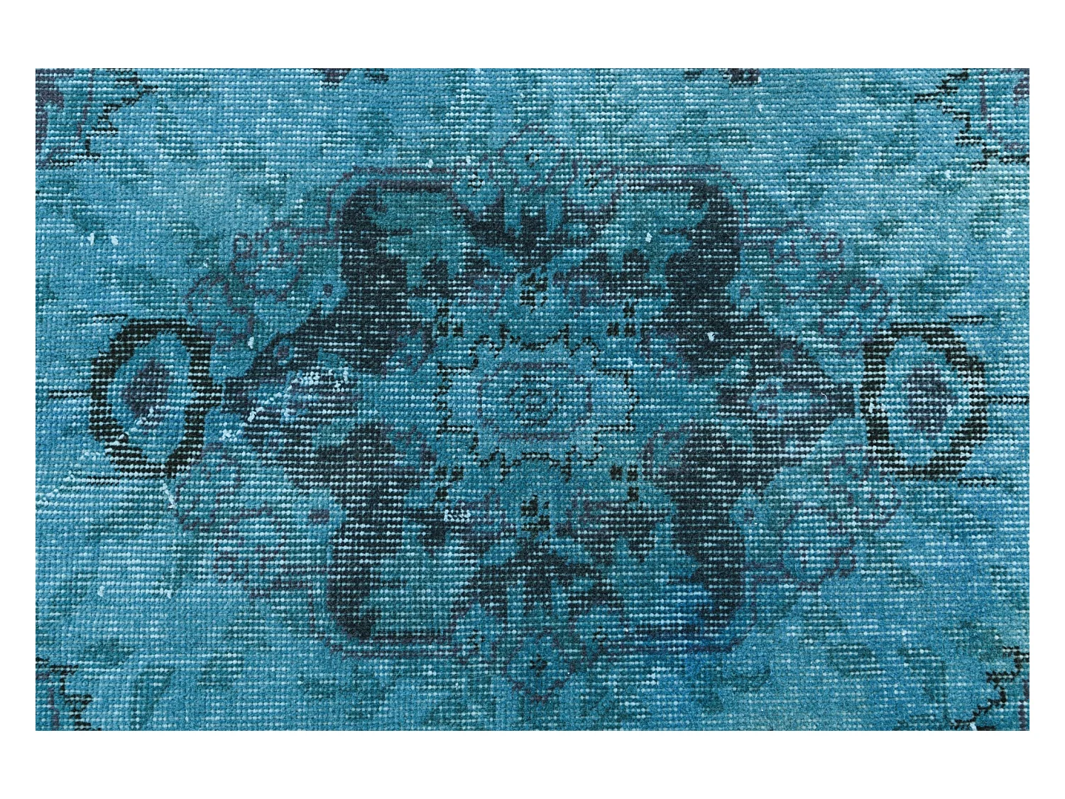 Wollteppich 135x231 Blau Ultra Vintage