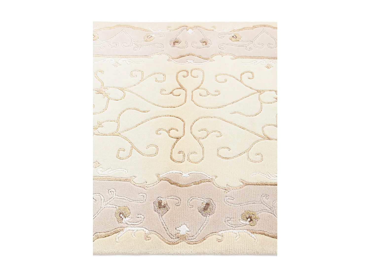 Wollteppich 94x155 Beige Darya