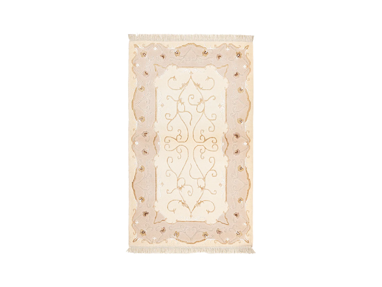 Tapis de laine 94x155 beige Darya