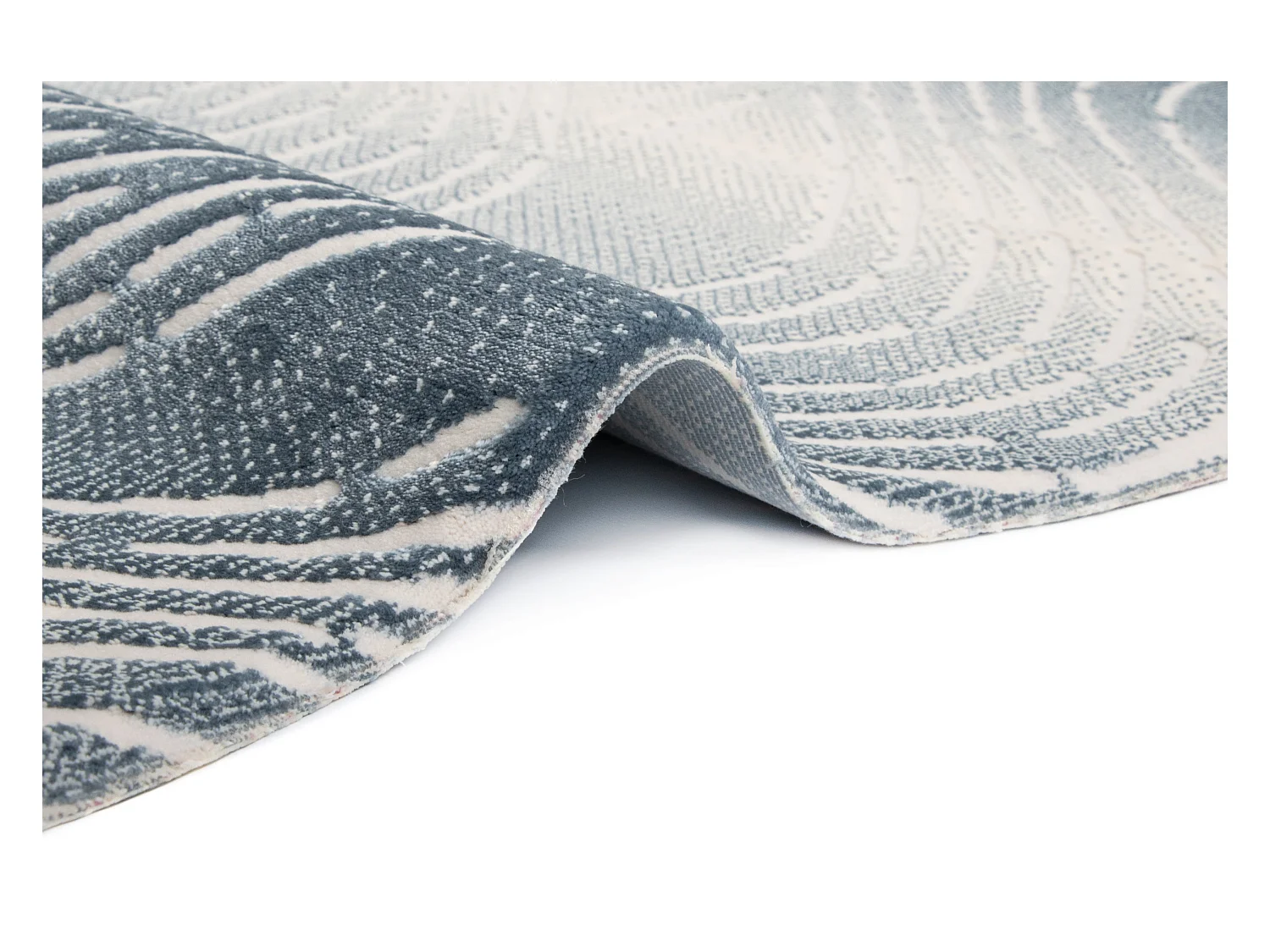 Teppich 160x230 Blau Royal Wavy