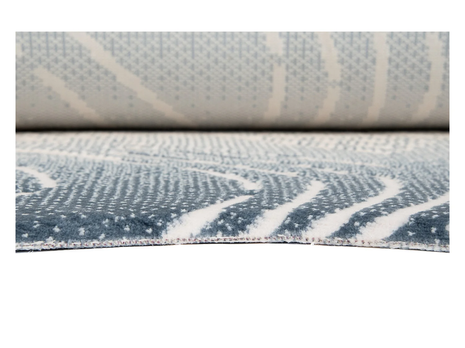 Teppich 160x230 Blau Royal Wavy