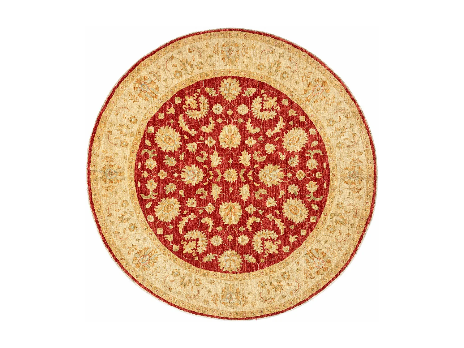 Tapis de laine 200x202 beige Kaizar