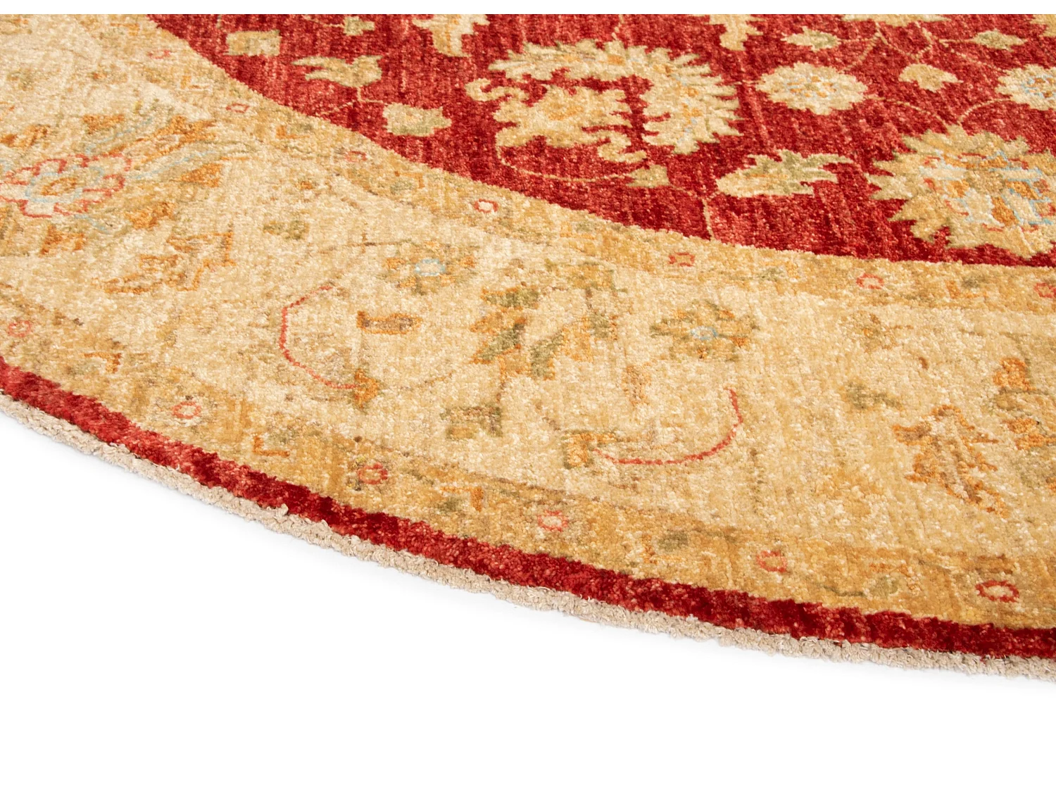 Tapis de laine 200x202 beige Kaizar