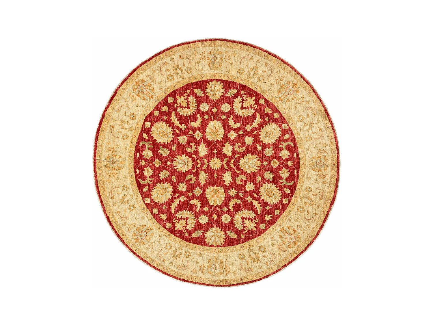 Tapis de laine 200x202 beige Kaizar