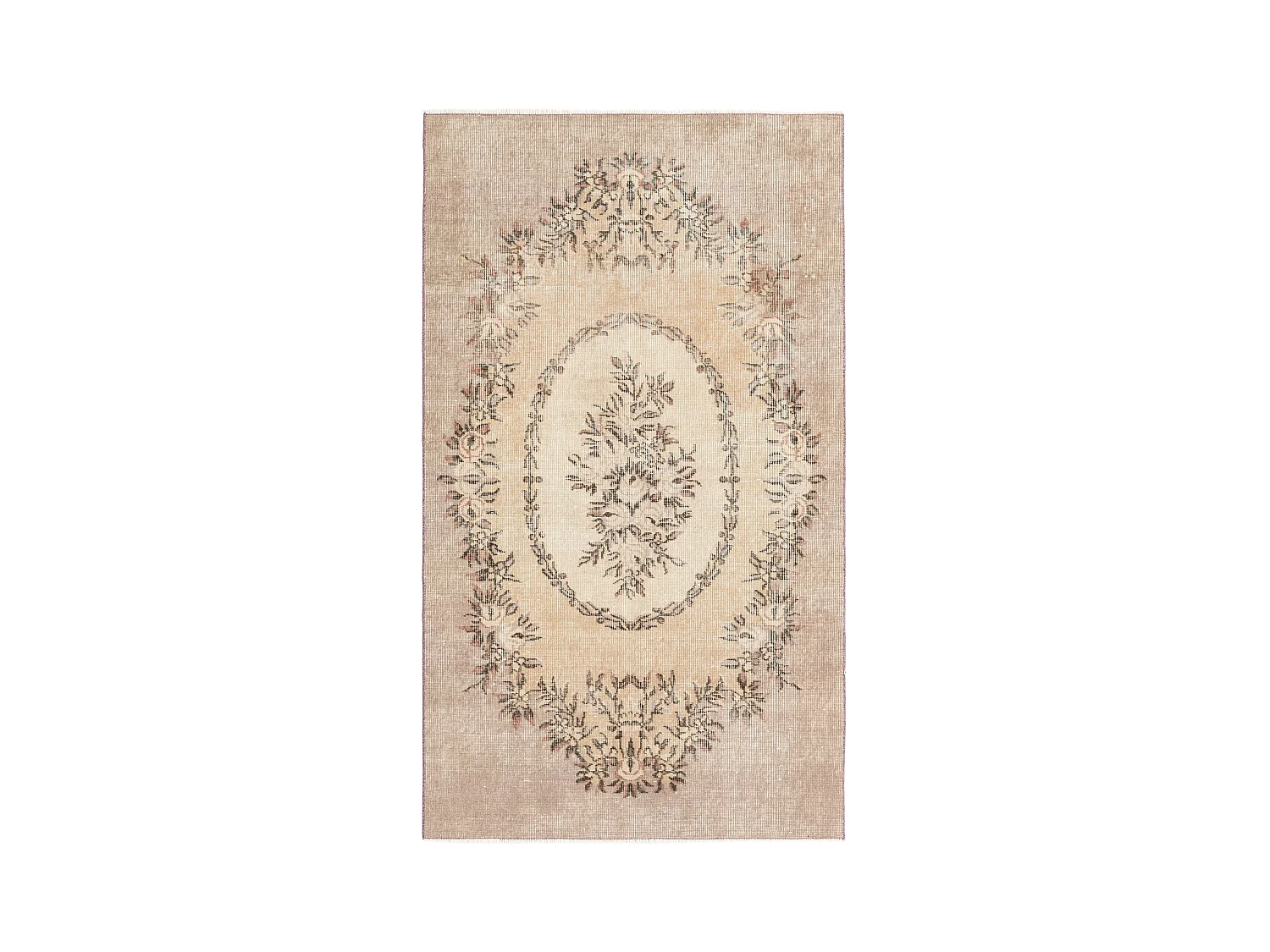 Tappeto in lana 114x198 marrone Ultra Vintage