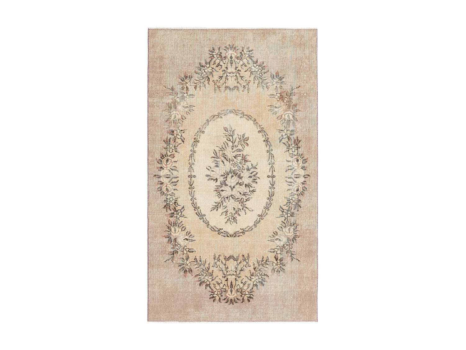 Tapis de laine 114x198 brun Ultra Vintage