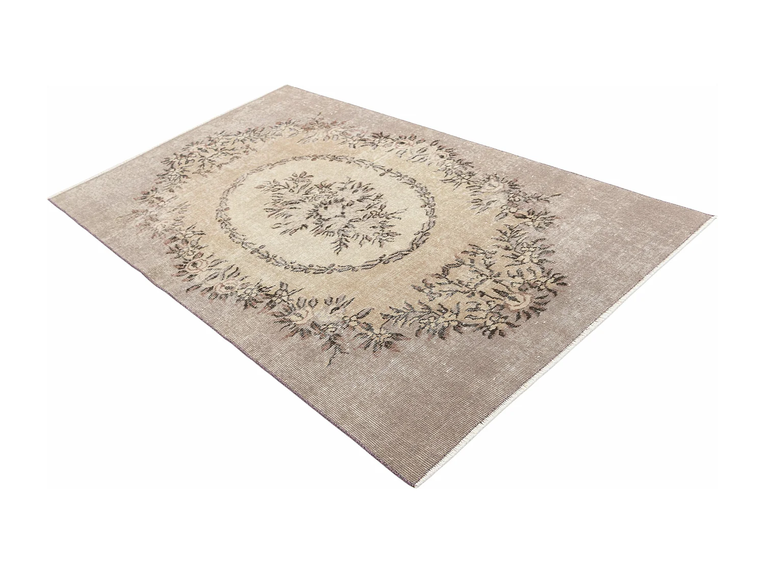 Tapis de laine 114x198 brun Ultra Vintage