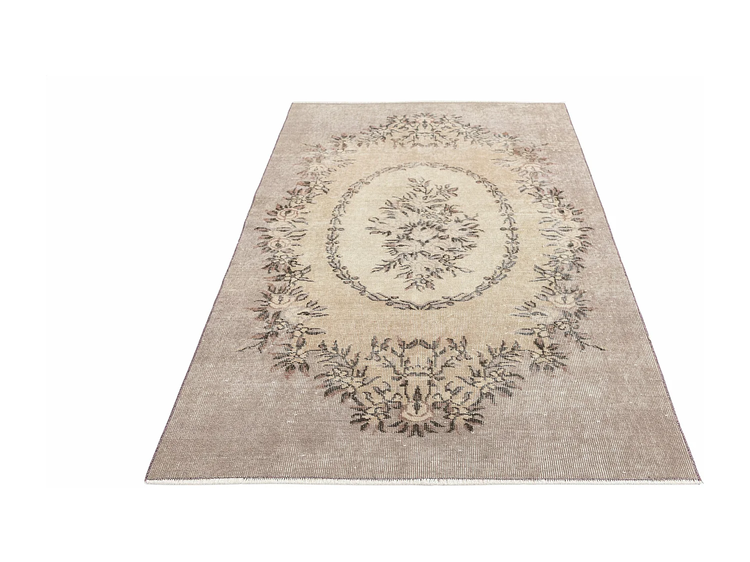 Tapis de laine 114x198 brun Ultra Vintage