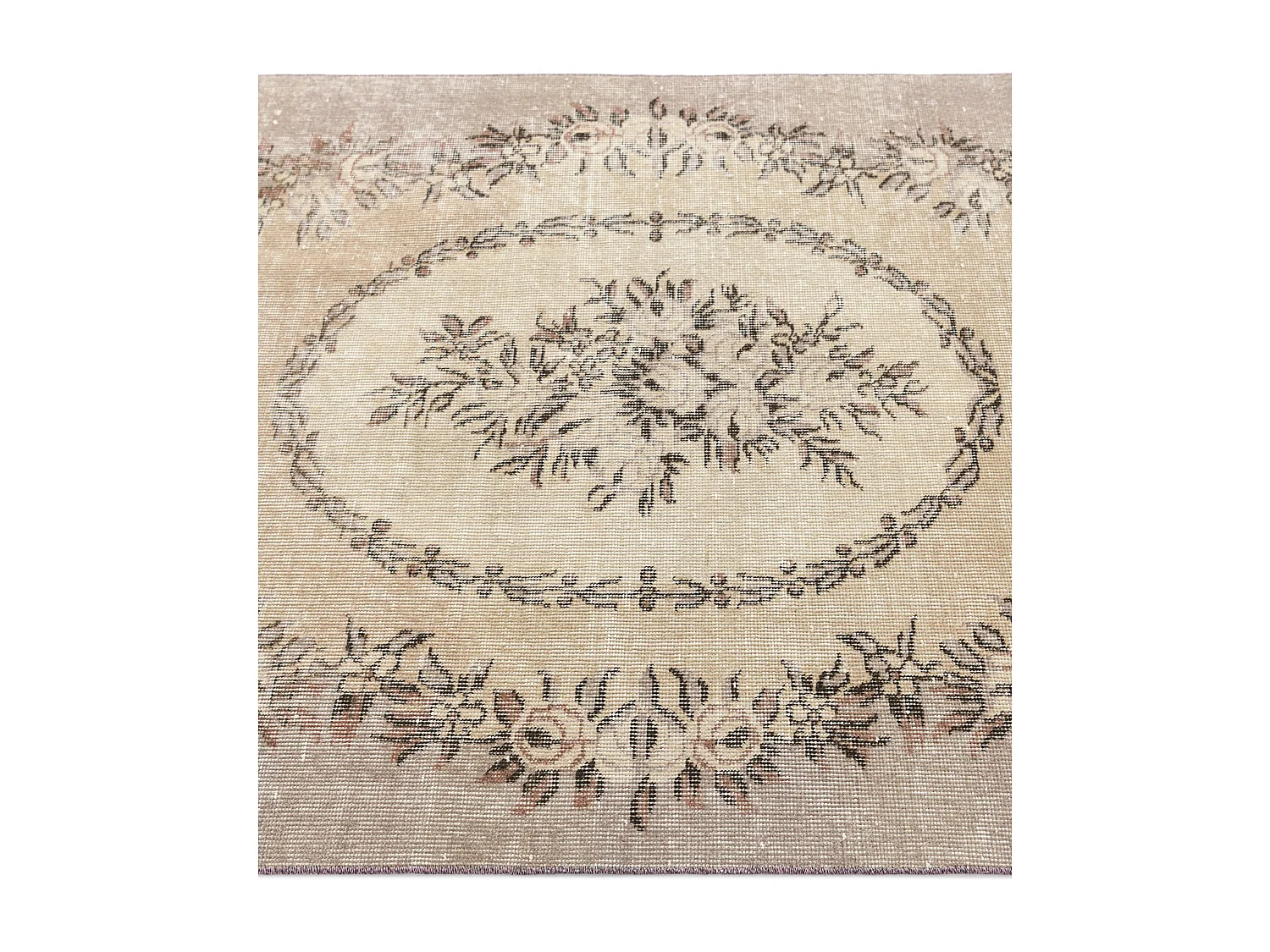 Tapis de laine 114x198 brun Ultra Vintage