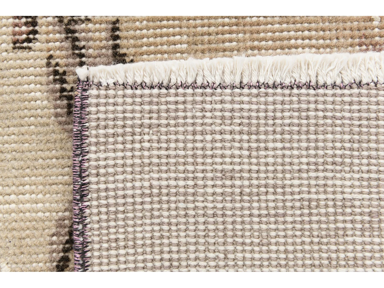 Tapis de laine 114x198 brun Ultra Vintage