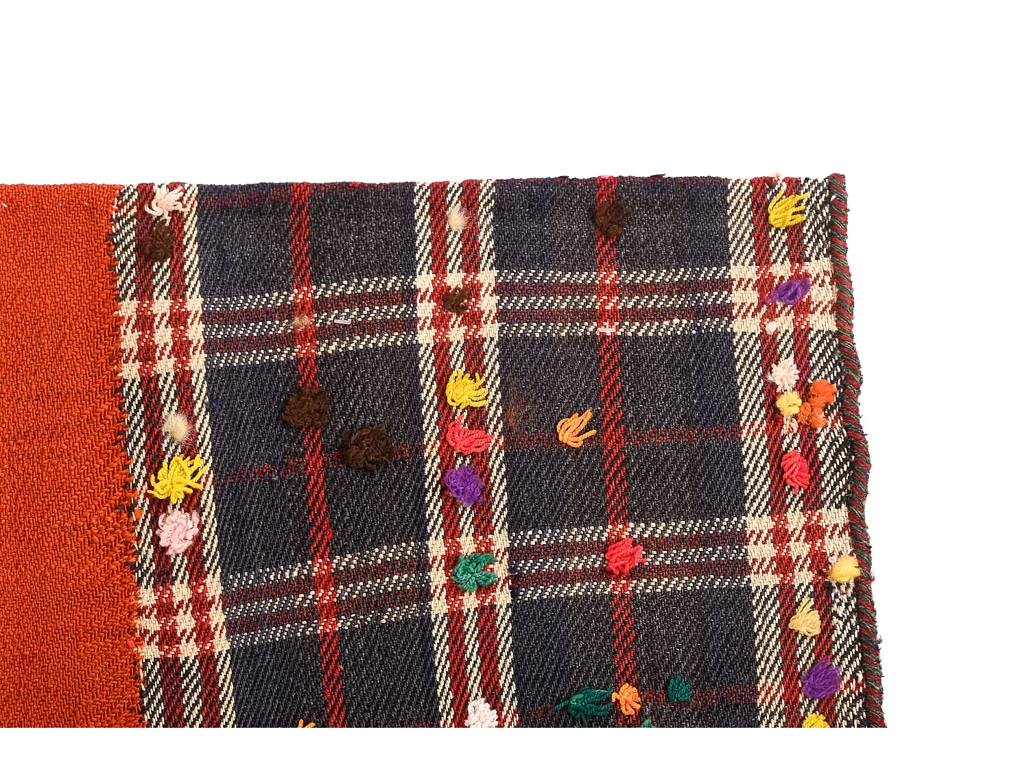 Tapis de laine 124x164 orange Jajim