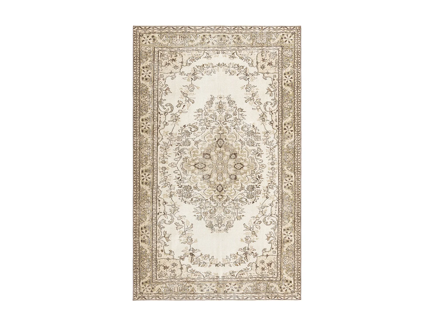 Tapis de laine 185x297 beige Ultra Vintage