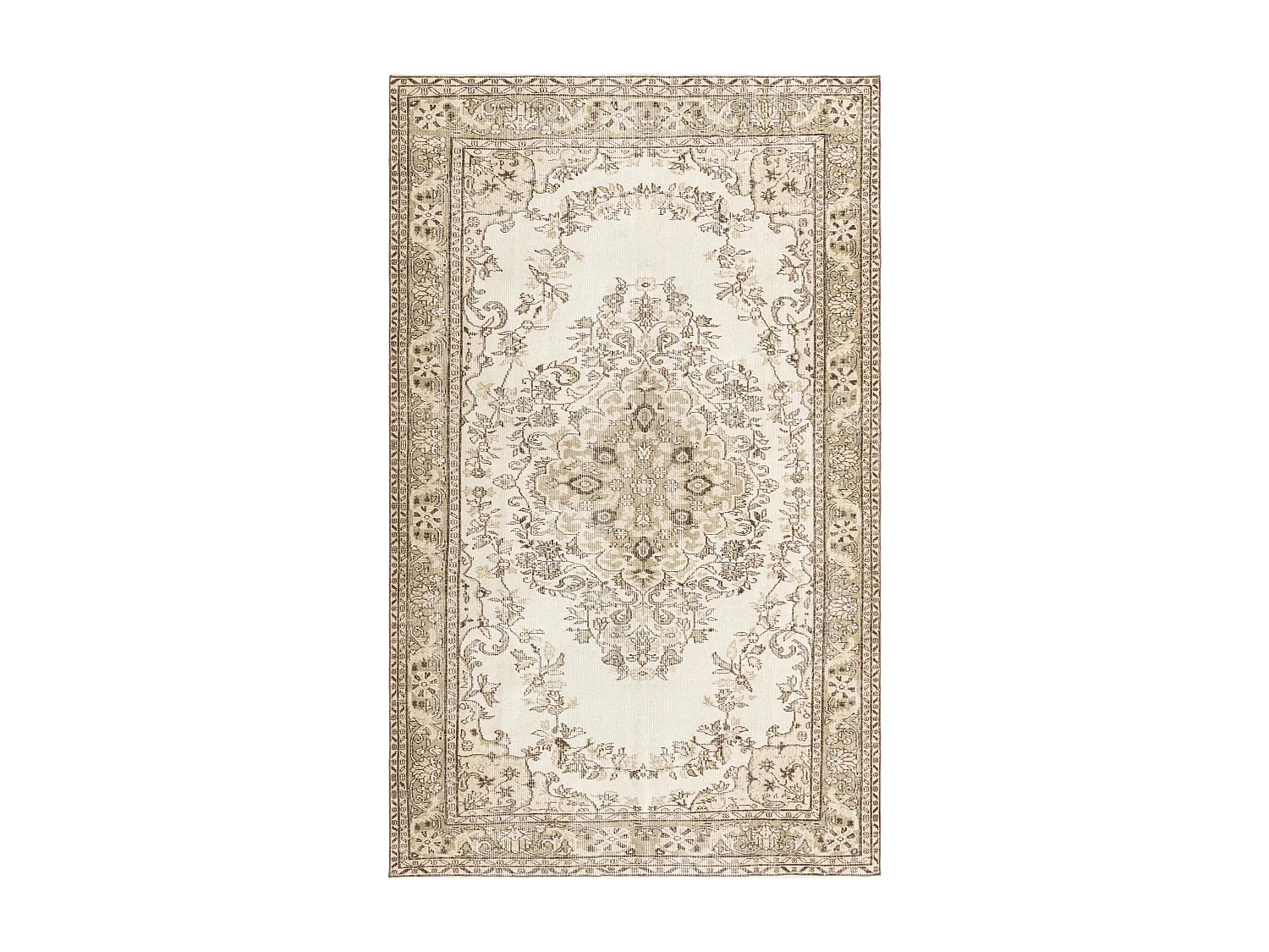 Tapis de laine 185x297 beige Ultra Vintage