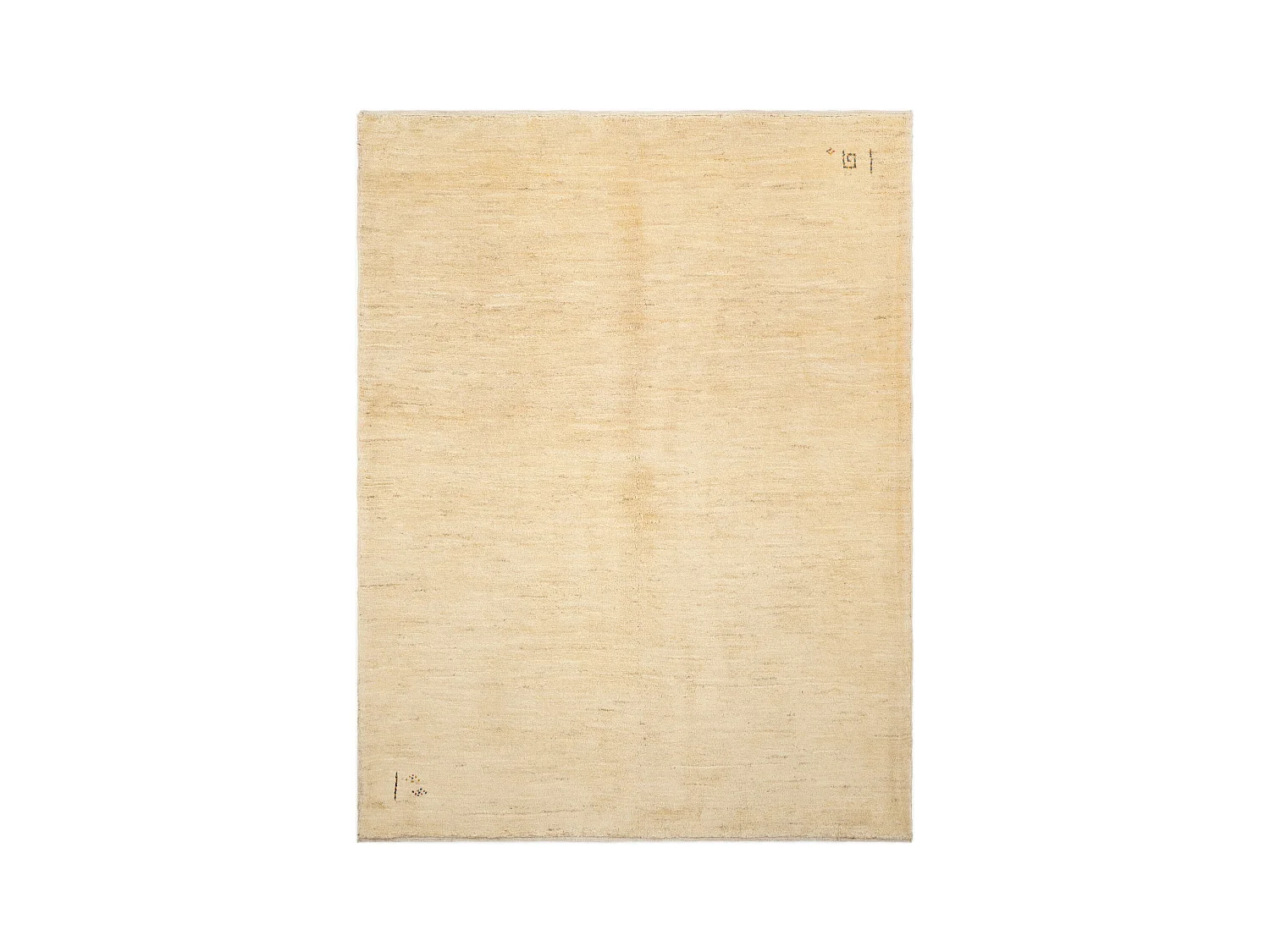 Wollteppich 151x198 Beige Gabbeh Shouli