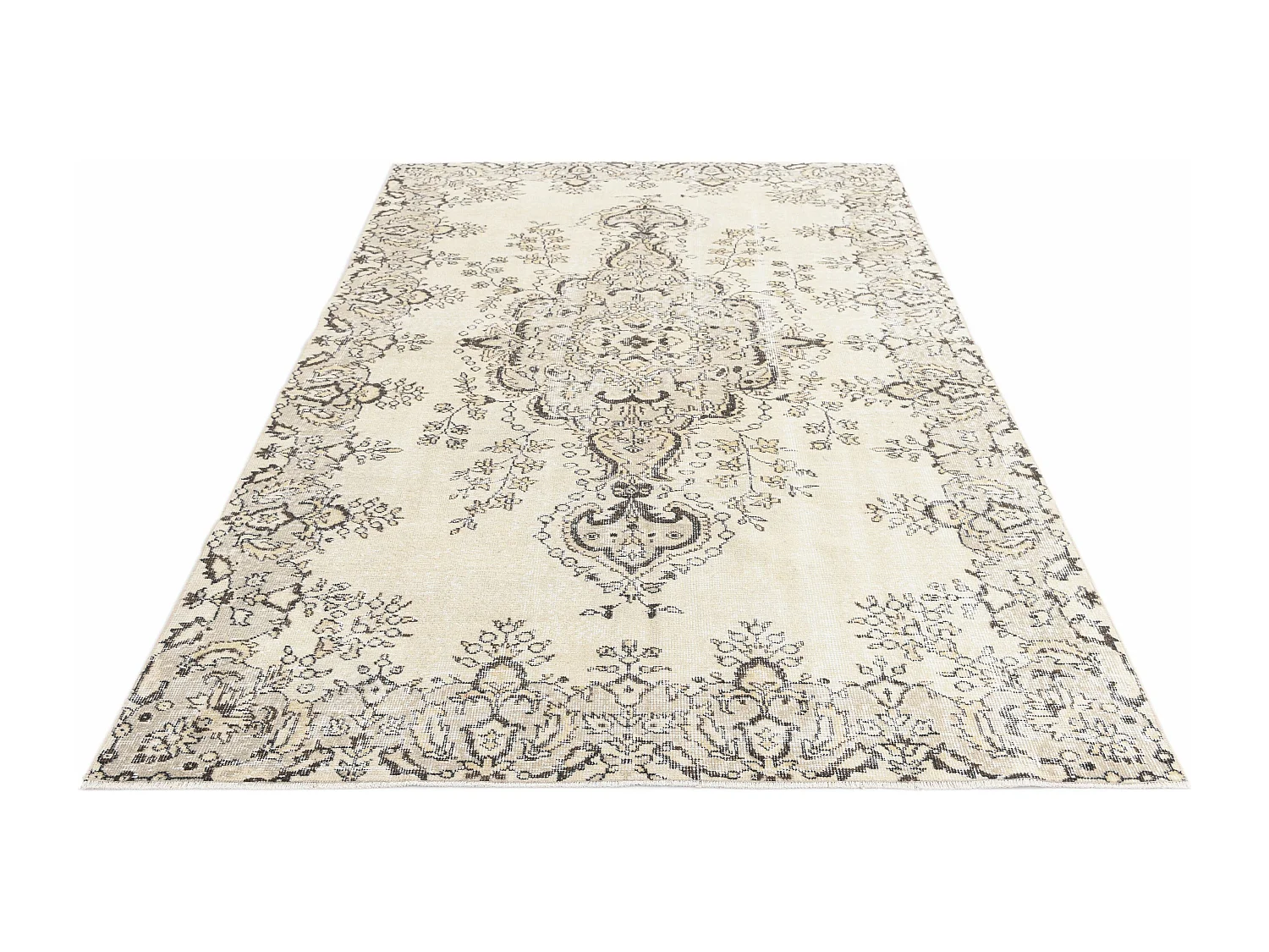 Tapis de laine 165x269 beige Ultra Vintage