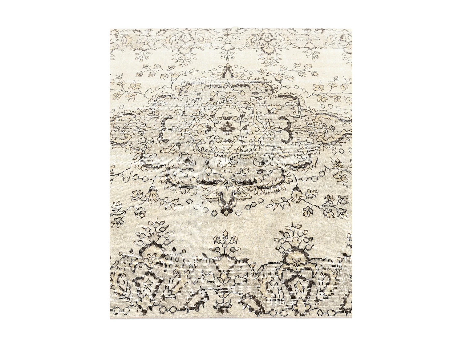 Tapis de laine 165x269 beige Ultra Vintage
