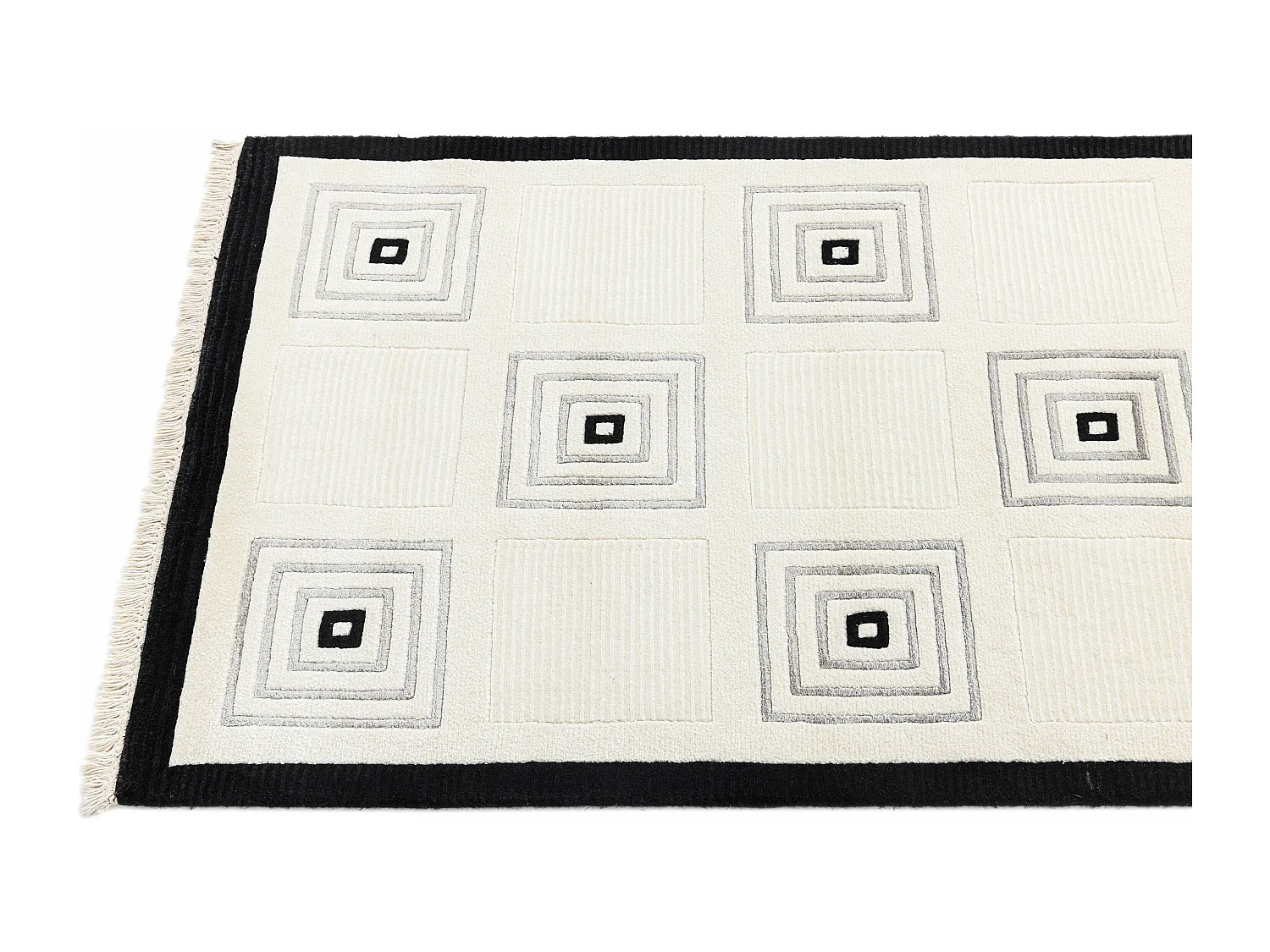 Tapis de couloir en laine 79x401 beige Darya