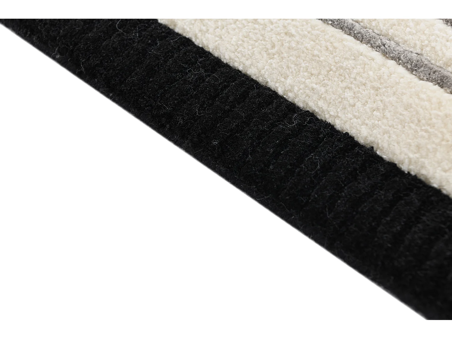 Tapis de couloir en laine 79x401 beige Darya