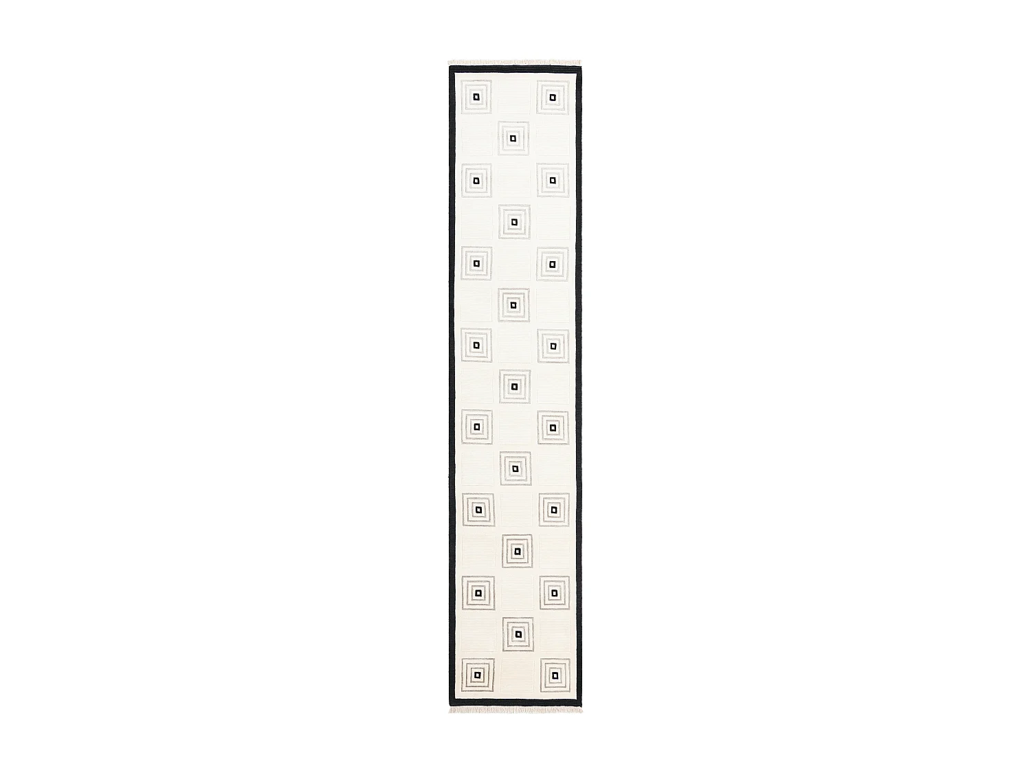 Tapis de couloir en laine 79x401 beige Darya