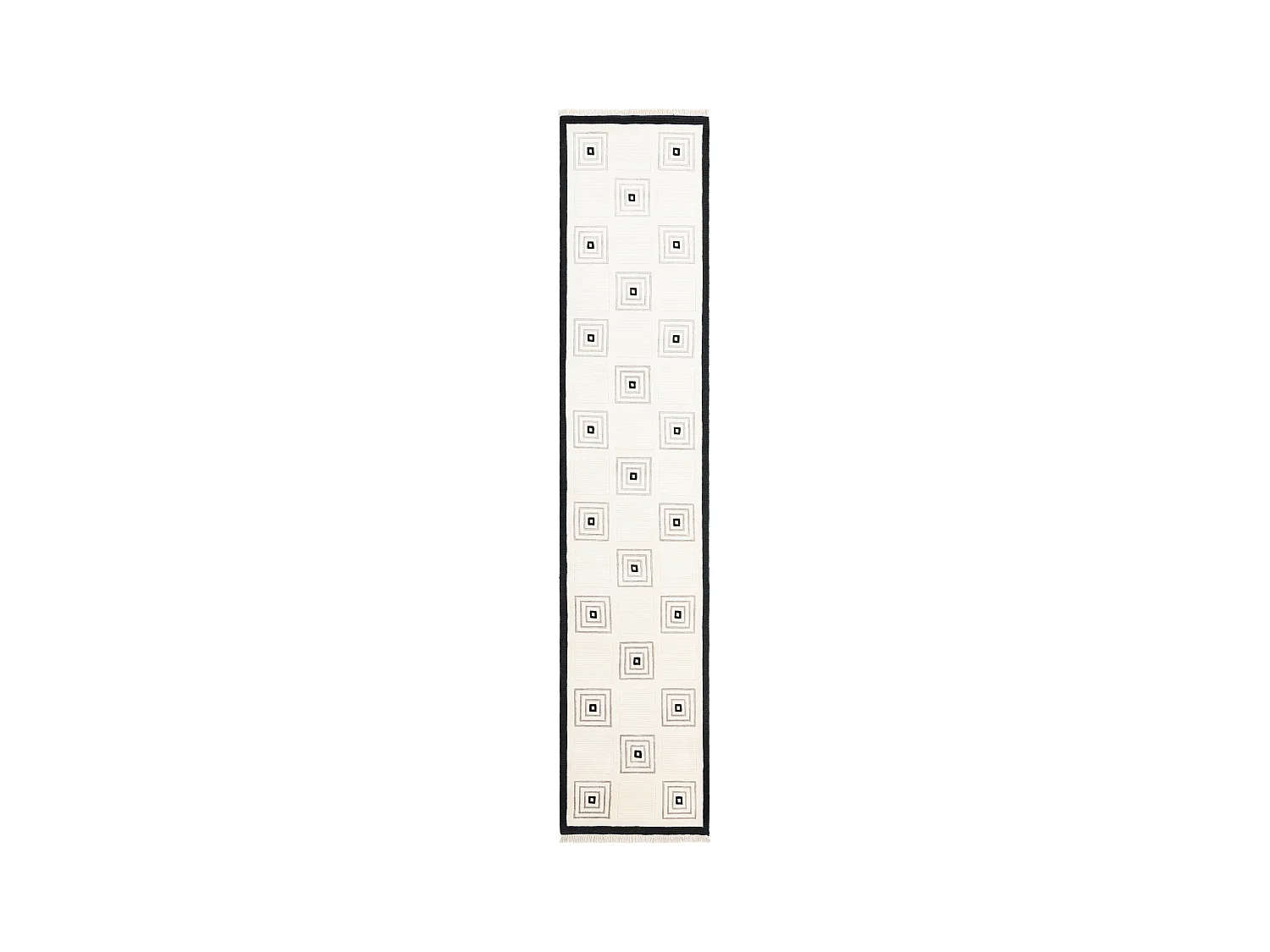 Tapis de couloir en laine 79x401 beige Darya