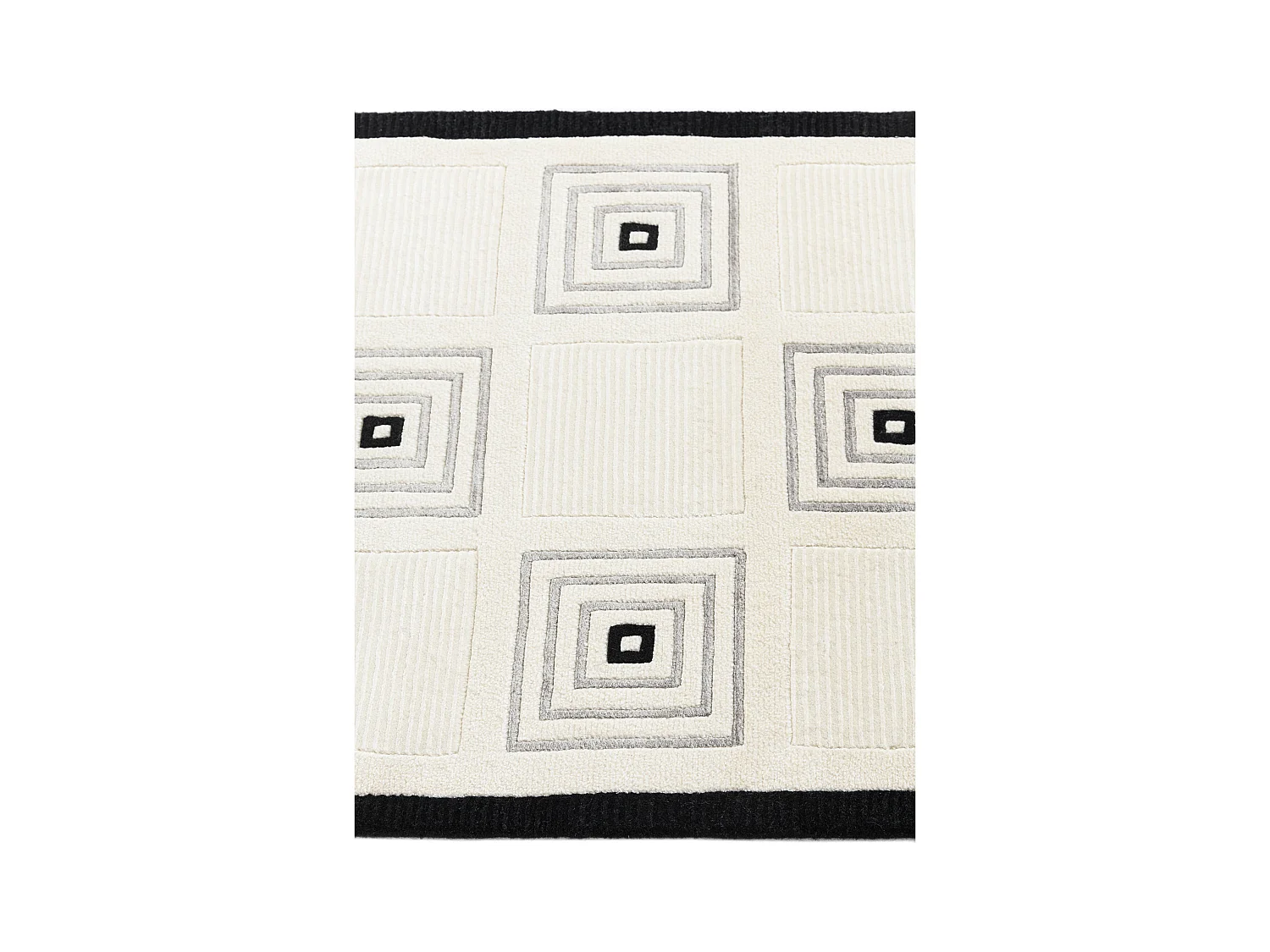 Tapis de couloir en laine 79x401 beige Darya