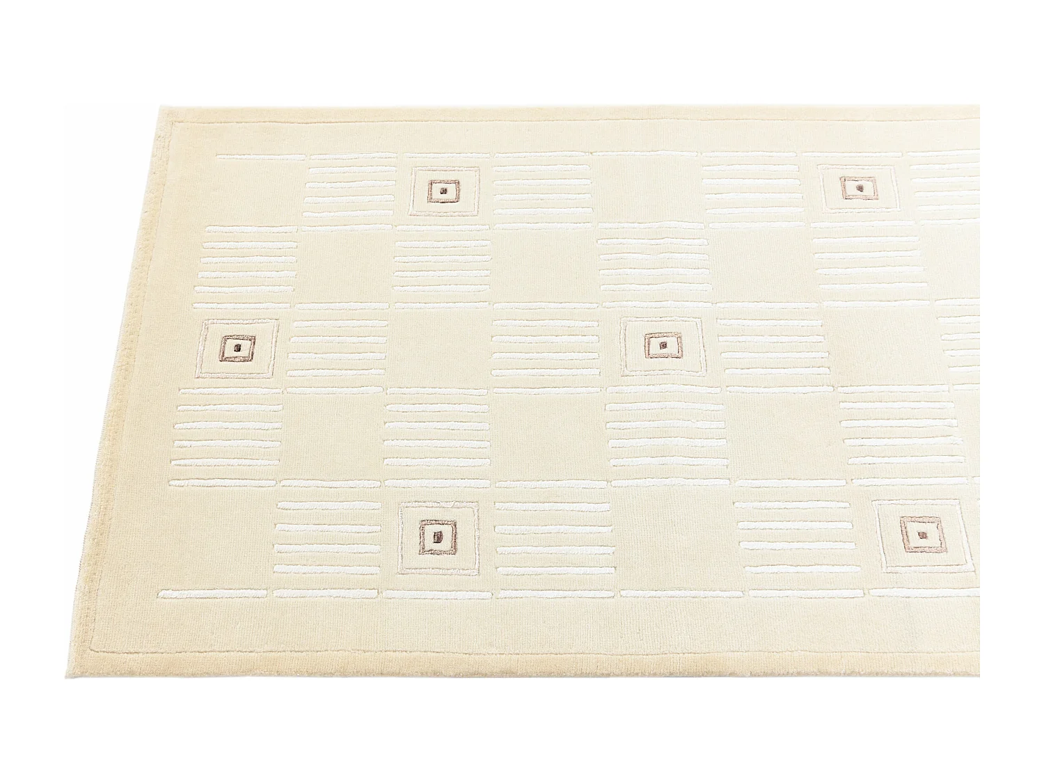 Tappeto per corridoio in lana 79x295 beige Darya