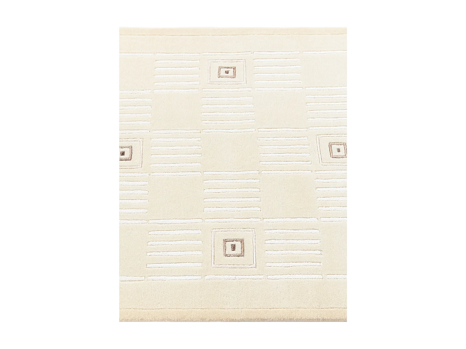 Tappeto per corridoio in lana 79x295 beige Darya