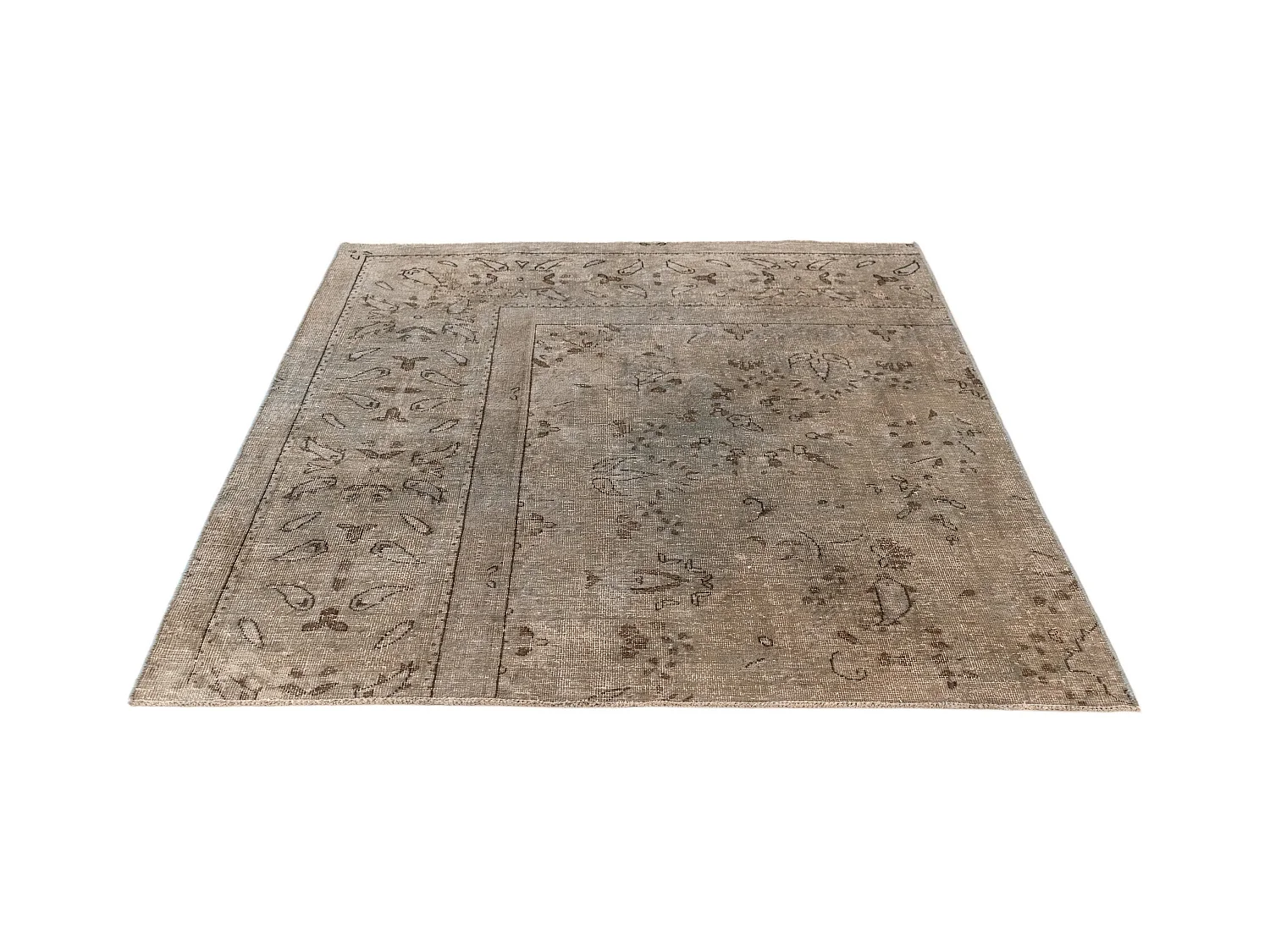 Tappeto in lana 127x146 beige Vintage Royal
