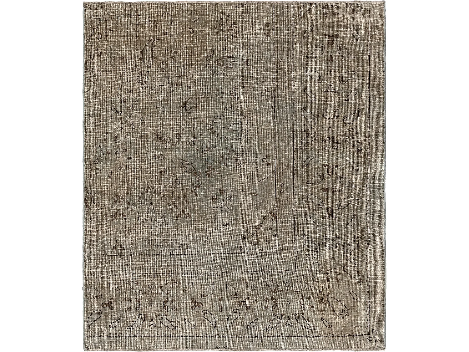 Wollteppich 127x146 Beige Vintage Royal