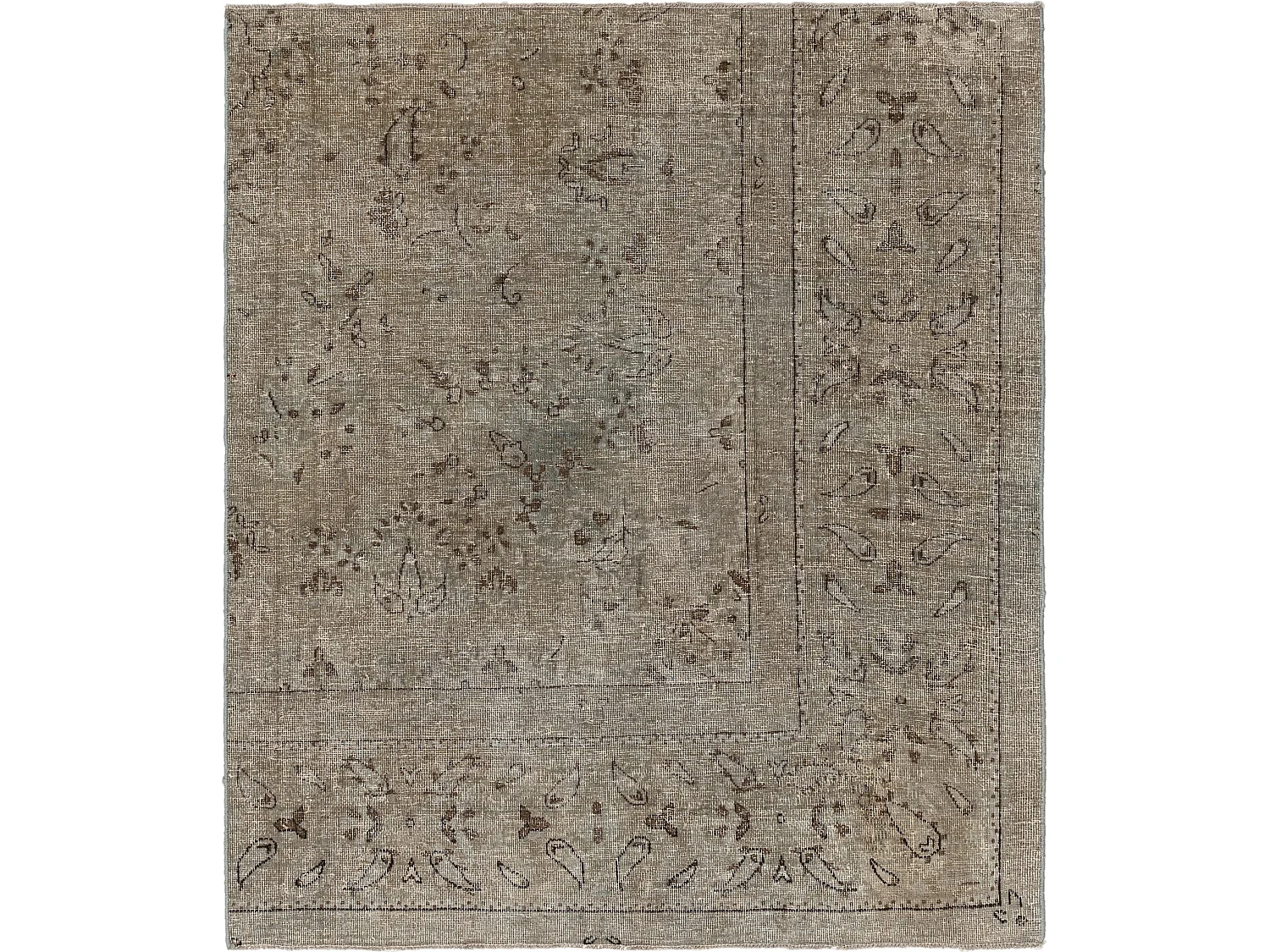 Wollteppich 127x146 Beige Vintage Royal