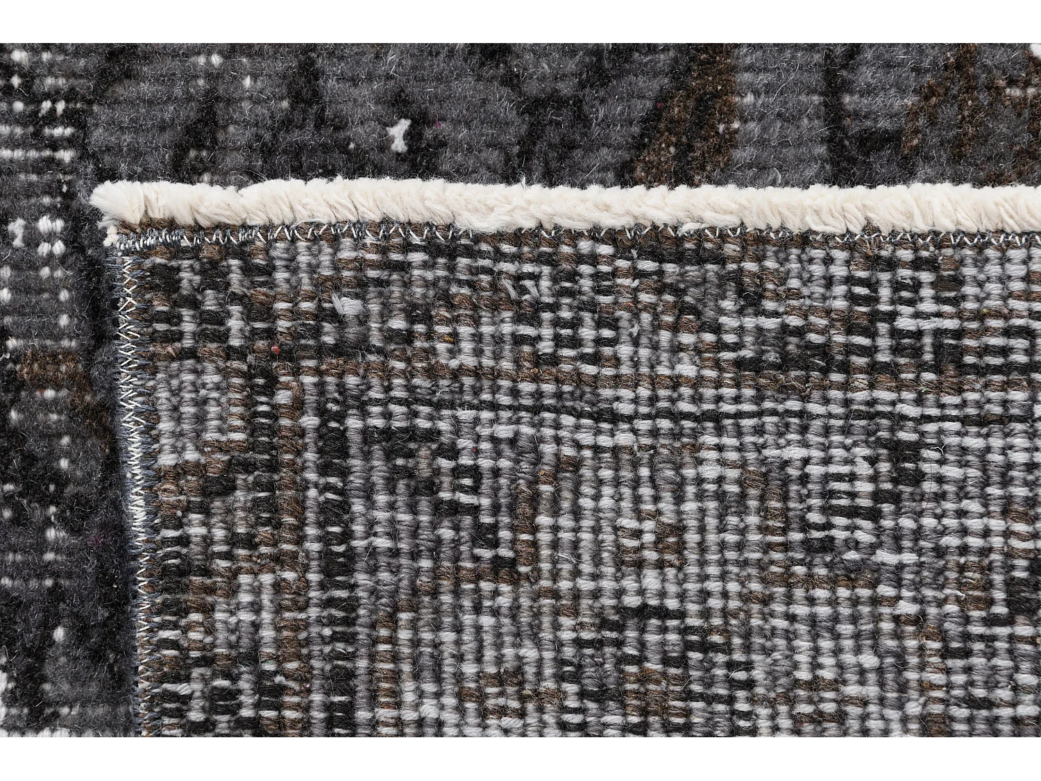 Tapis de laine 168x277 gris Ultra Vintage