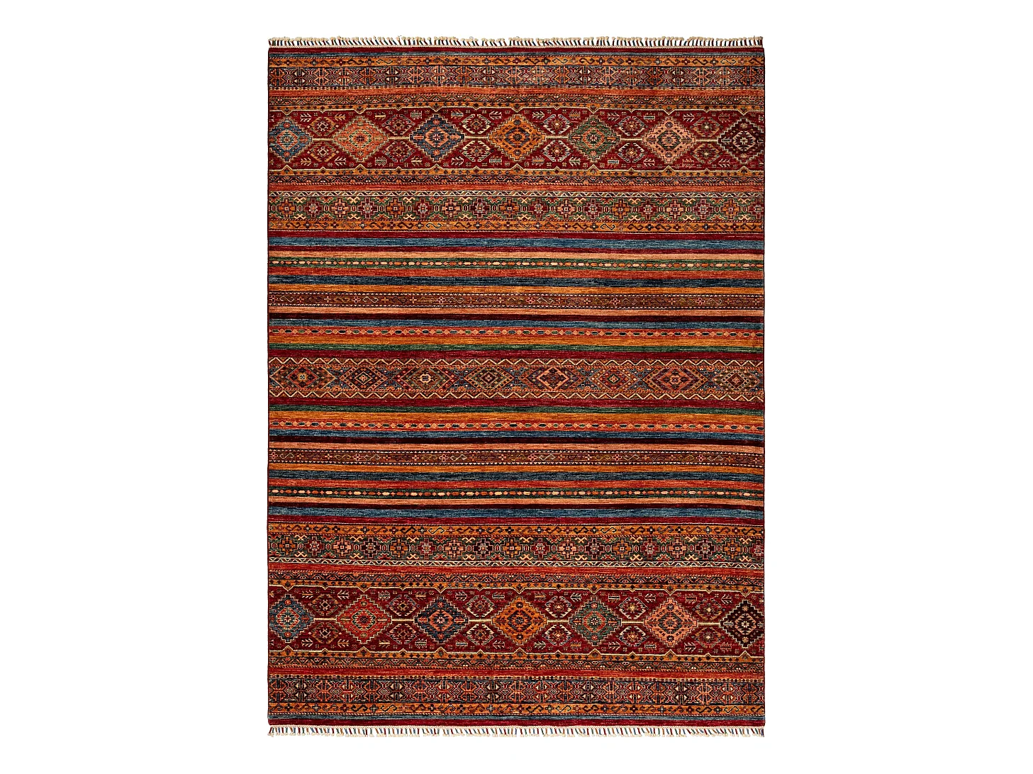 Tapis de laine 215x293 multicolore Torkman