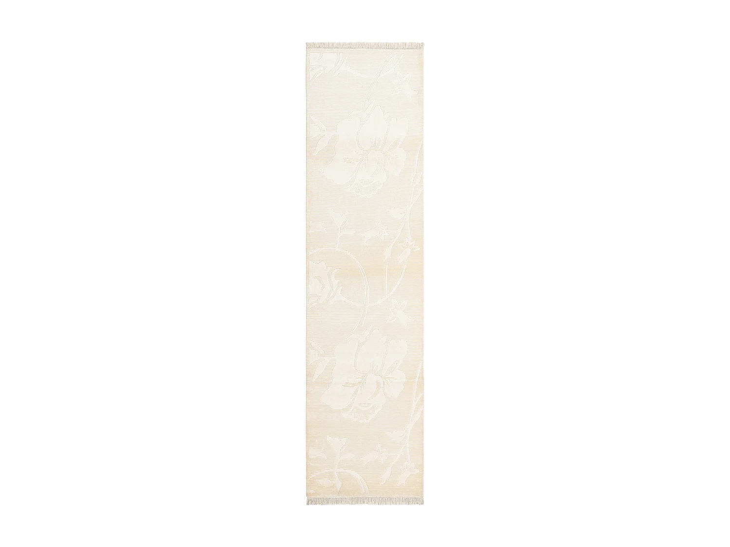 Tapis de couloir en laine 84x305 beige Darya